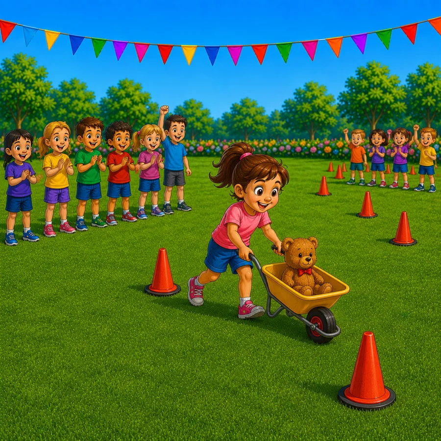 Slalom s plyšákem